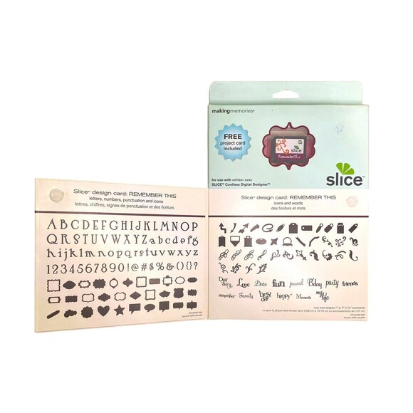 3 - Making Memories SLICE Design Card-Think Pink, Basic Shapes 3, Remember This - Picture 6 of 6